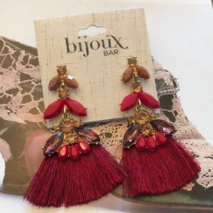 Bijoux Bar Pierced Earrings New with tag.